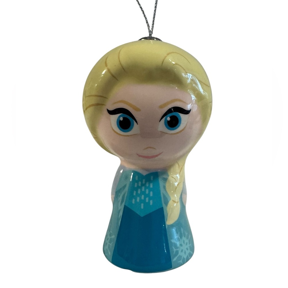 Disney Frozen Elsa Princess Plastic Hallmark Christmas Ornament 1.75” x 4”